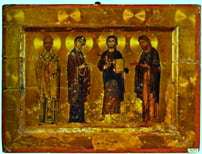 Деисус и святитель Николай  XI век Монастырь Св. Екатерины, Египет
