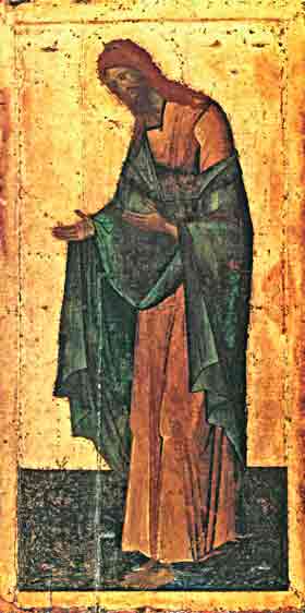 Иоанн Креститель икона 15 века Феофан Грек
