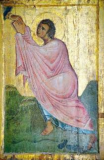 Моисей получает Скрижали Завета  Монастырь Св. Екатерины, Египет