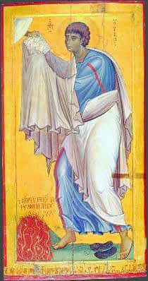 Моисей получает Скрижали Завета  Монастырь Св. Екатерины, Египет