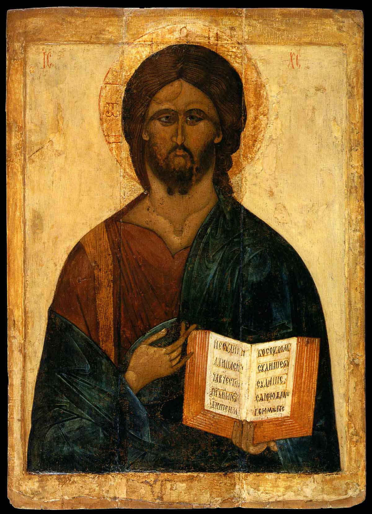 Икона Спас Вседержитель 15 век Тверь