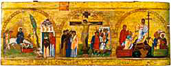 Вход в Иерусалим. Распятие. Сошествие во ад Монастырь Св. Екатерины, Египет