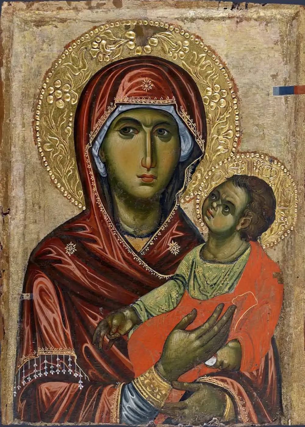 Икона Божьей Матери Одигитрия, 13 век, Афон